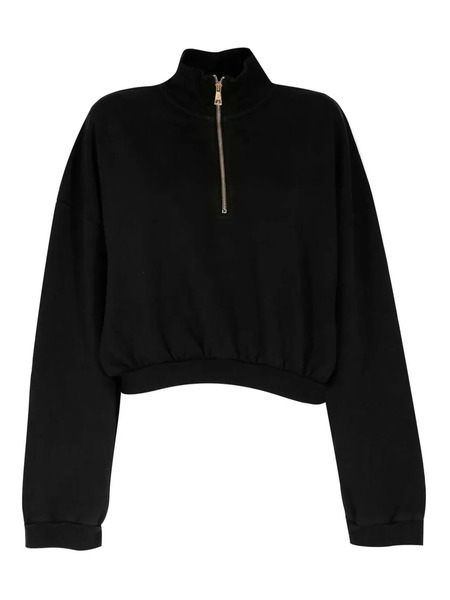  Haikure High-neck Zip-up Sweatshirt - Black 