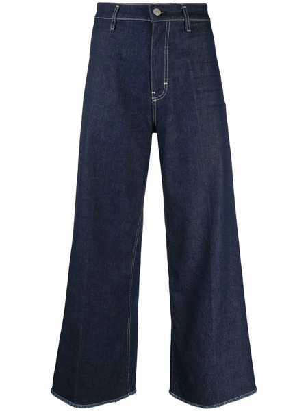  Haikure High-waisted Wide-leg Jeans - Blue 