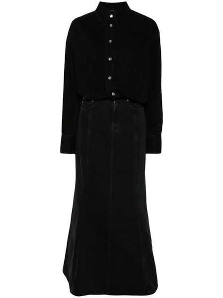  Haikure Jos Denim Maxi Dress - Black 