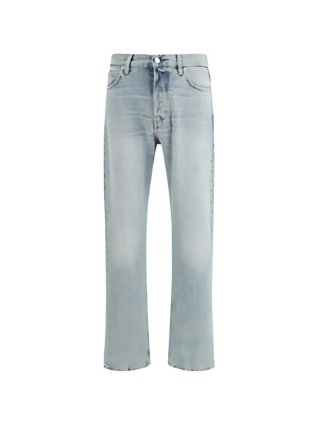  Haikure Logo-patch Straight-leg Jeans - Blue 