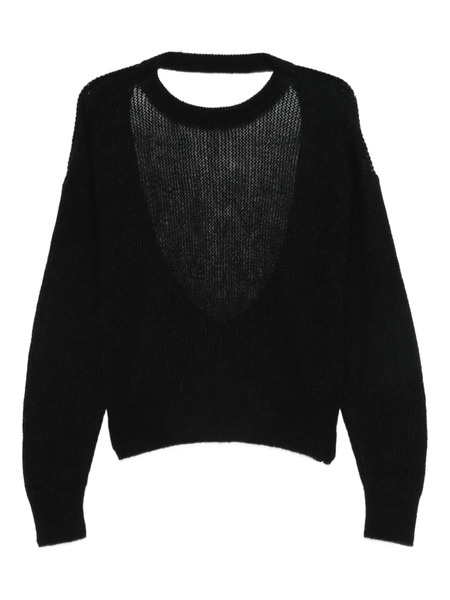  Haikure Openwork Sweater - Black 