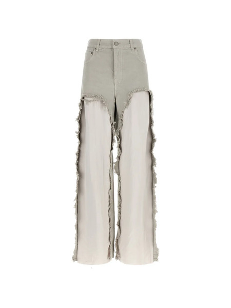  Haikure Ripped Flared Jeans - Grey 