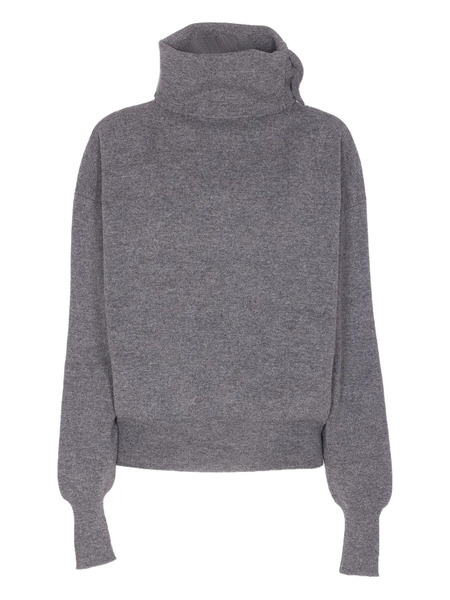  Haikure Roll-neck Sweater - Grey 