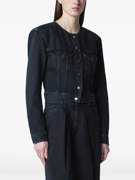  Haikure Shirley Bull 44 Buttoned Cropped Jacket - Grey 
