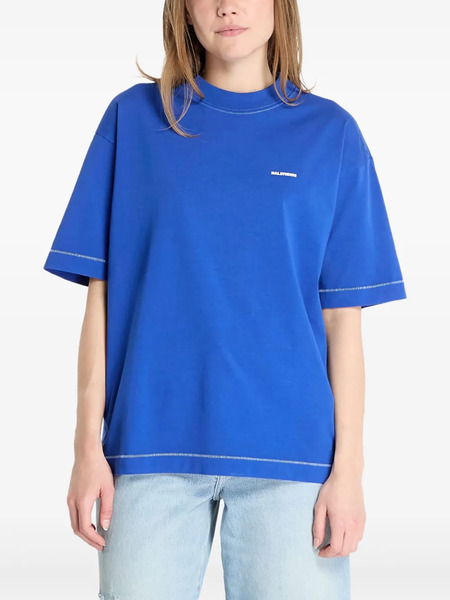  Hal Studios® Contrast-stitched T-shirt - Blue 