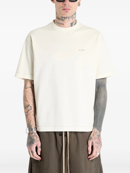  Hal Studios® Logo-stamp Short-sleeve T-shirt - White 