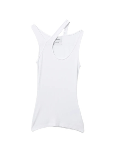  Halfboy Cut-out Tank Top - White 