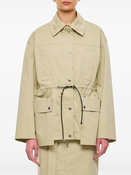  Halfboy Drawstring-waist Parka Jacket - Neutrals 