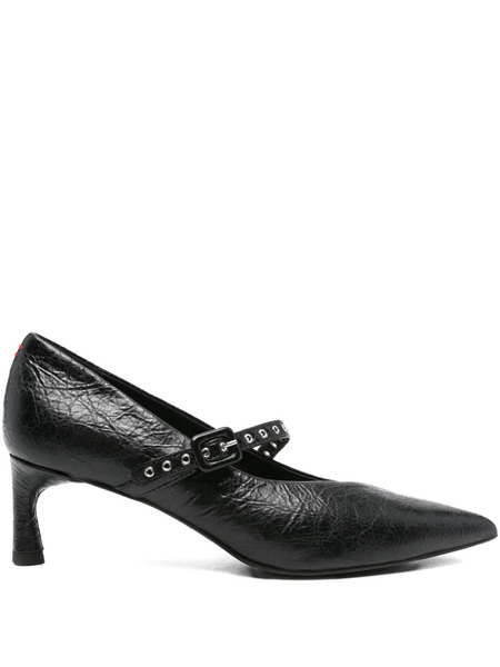  Halmanera 55mm Studded Pointed-toe Pumps - Black 