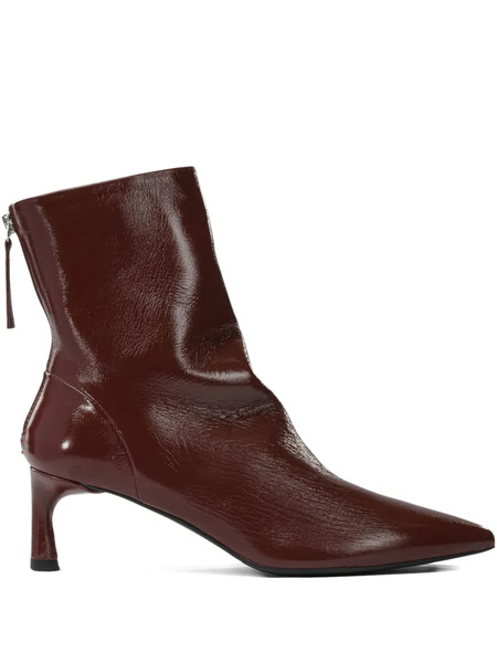  Halmanera Pointed-toe Ankle Boots - Red 