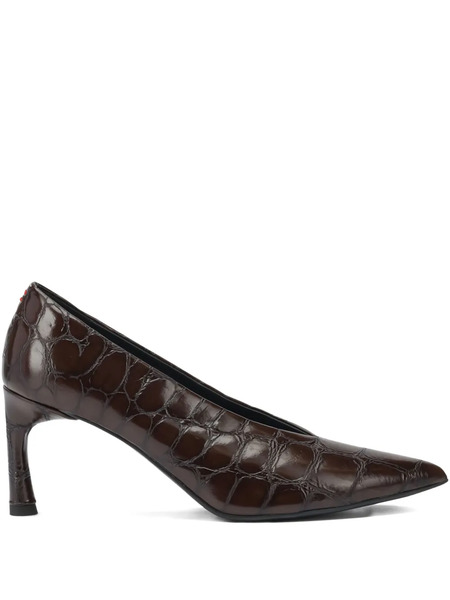  Halmanera Pointed-toe Pumps - Brown 