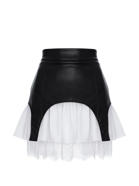  Hamza Black Swan Layered Skirt 