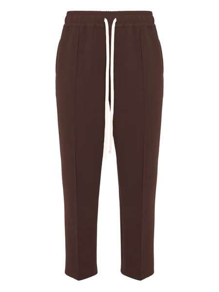  Hamza 247 Drawstring-panelled Track Pants - Brown 