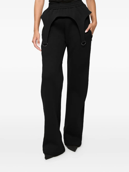  Hamza Goddess Garter-strap Track Pants - Black 