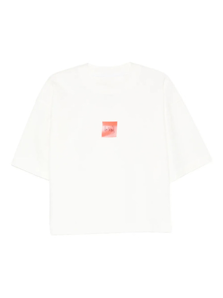  Hamza Heart Post Printed T-shirt - White 