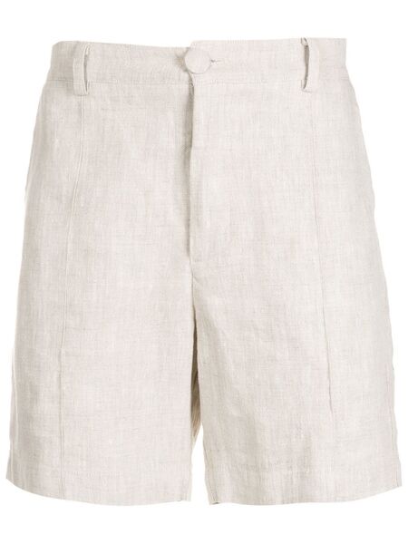  Handred Linen Tailored Shorts - Neutrals 