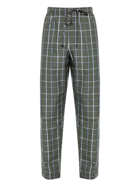  Hanro Checked Drawstring Pyjama - Green 