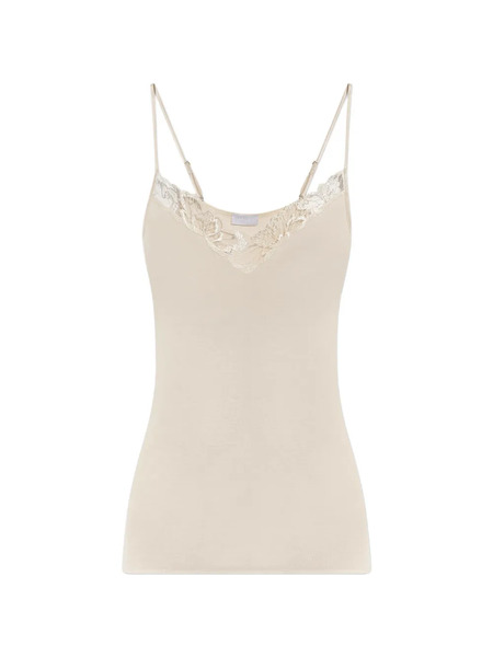  Hanro Lace-trim Camisole - Neutrals 