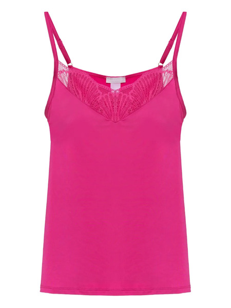  Hanro Lilith Lace-trim Camisole - Pink 