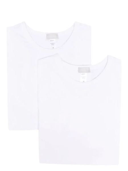  Hanro Logo-patch T-shirt Pack (pack Of Two) - White 