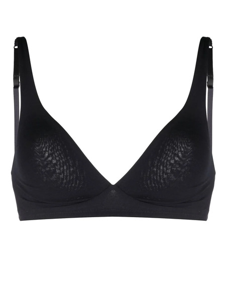  Hanro Semi-sheer Triangle Bra - Black 