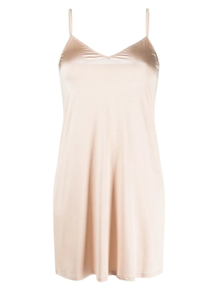  Hanro V-neck Sleeveless Nightdress - Neutrals 