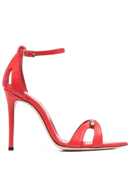  Hardot Bar-detail Sandals - Red 