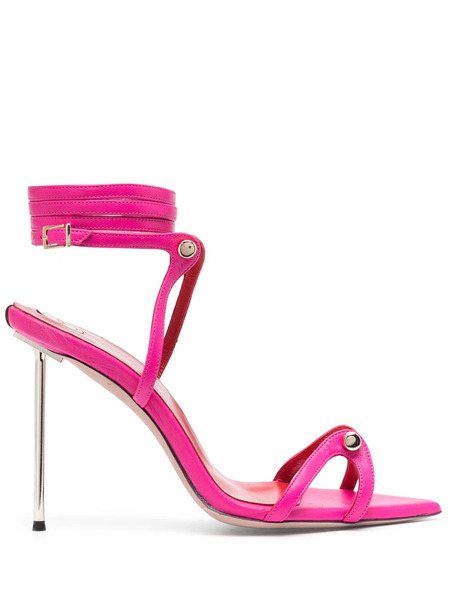  Hardot 120mm Bar-pin Detail Pumps - Pink 