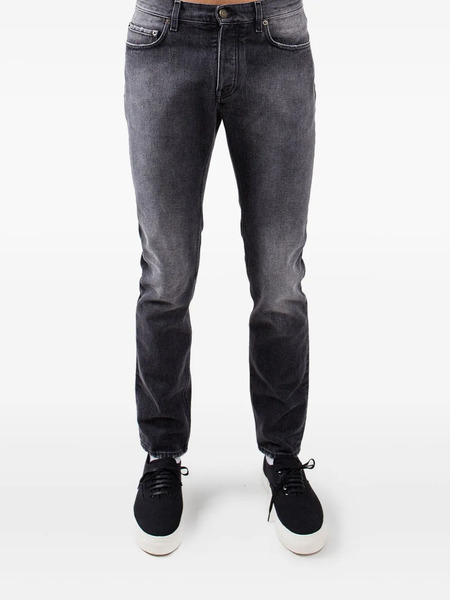  Harmony Paris Faded-effect Cotton Jeans - Grey 