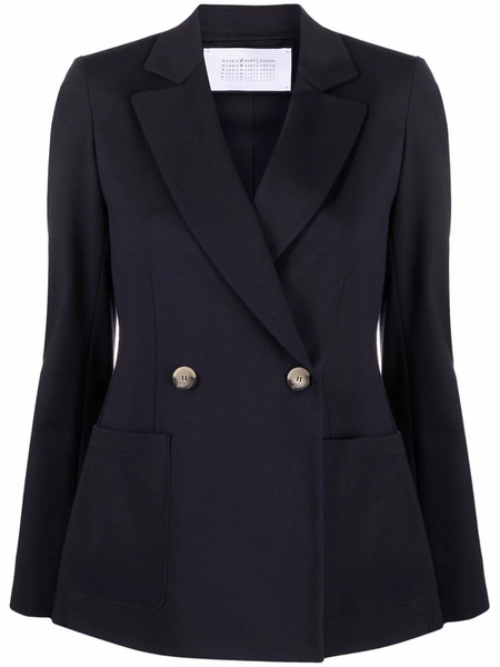  Harris Wharf London Notched-lapel Double-breasted Jacket - Blue 