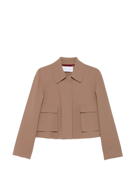  Harris Wharf London Point-collar Jacket - Neutrals 
