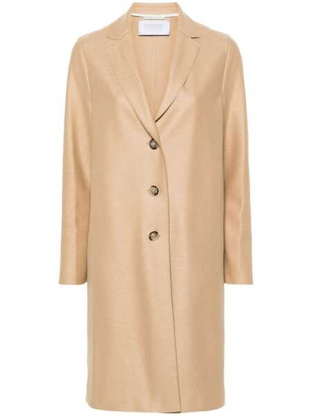  Harris Wharf London Single-breasted Wool Coat - Neutrals 