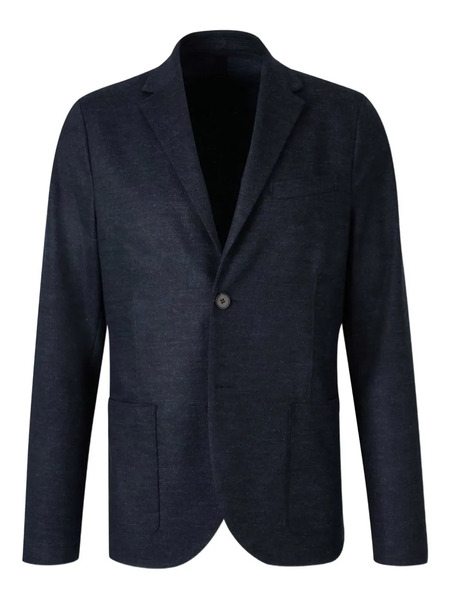  Harris Wharf London Single-button Patch-pocket Blazer - Blue 
