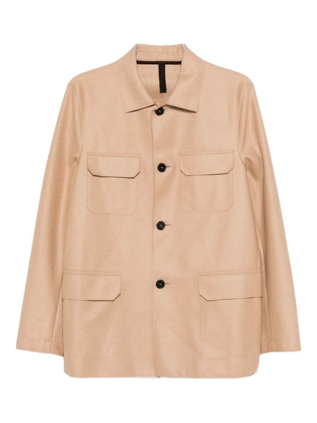  Harris Wharf London Virgin-wool Pocket Jacket - Neutrals 