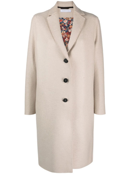  Harris Wharf London Wool Single-breasted Coat - Neutrals 