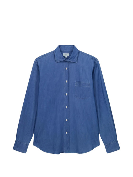  Hartford Paul Pocket Shirt - Blue 