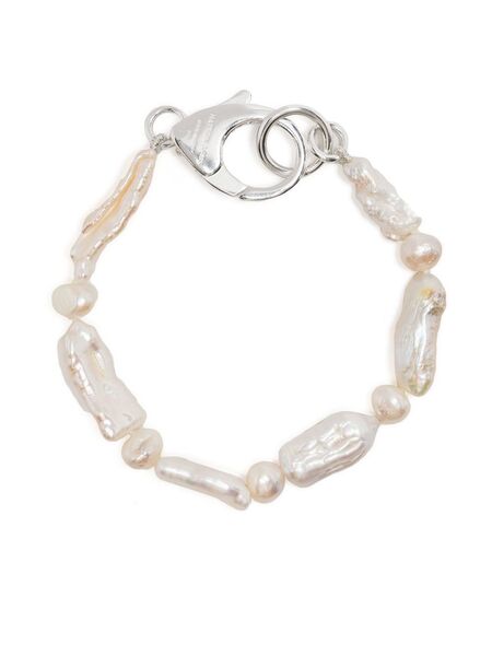  Hatton Labs Baroque Mix Pearl Bracelet - White 