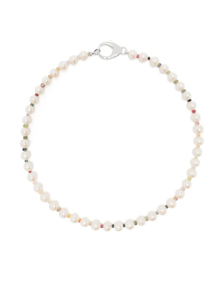  Hatton Labs Beaded Pearl Necklace - White 