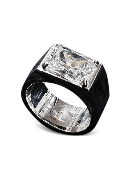  Hatton Labs Crystal-embellished Ring - Silver 