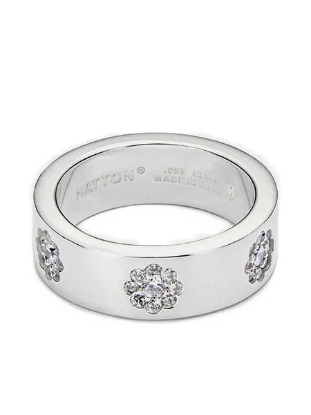  Hatton Labs Sterling Silver Flower-cluster Ring 