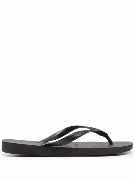  Havaianas Top Logo-embossed Flip Flops - Black 