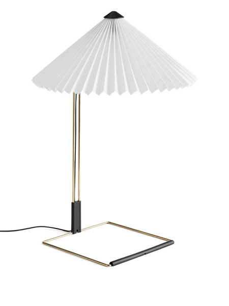  Hay Matin Pleated-shade Table Lamp (52 Cm) - White 