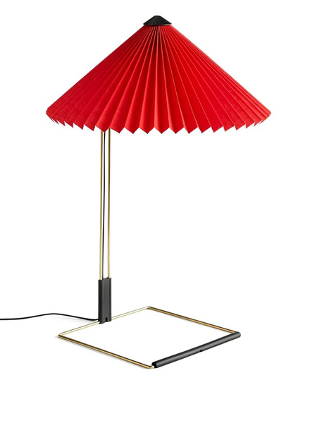  Hay Matin Pleated Shade Table Lamp - Red 
