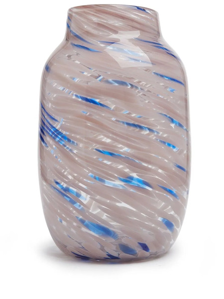  Hay Splash Round Vase (30cm) - Neutrals 
