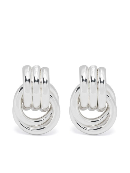  Heaven Mayhem Baby Knot Earrings - Silver 