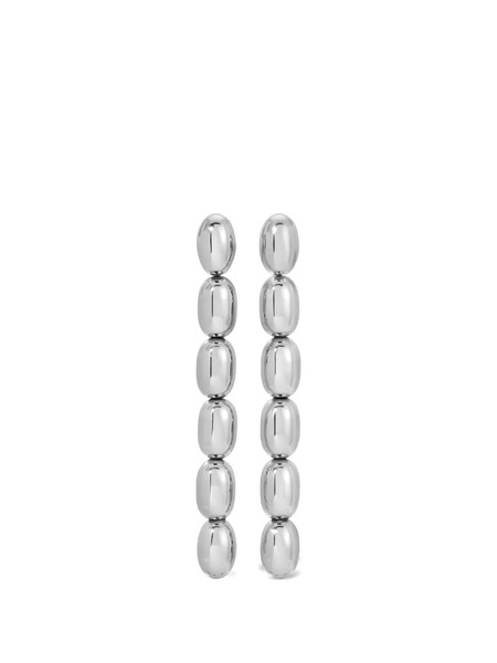  Heaven Mayhem Beaded Edith Earrings - Silver 