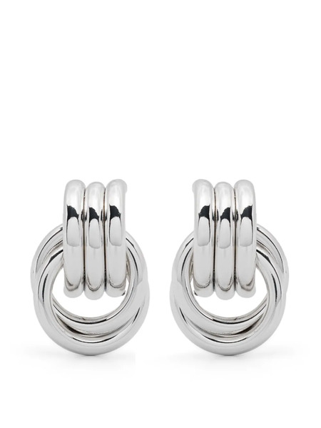  Heaven Mayhem Mini-knot Earrings - Silver 