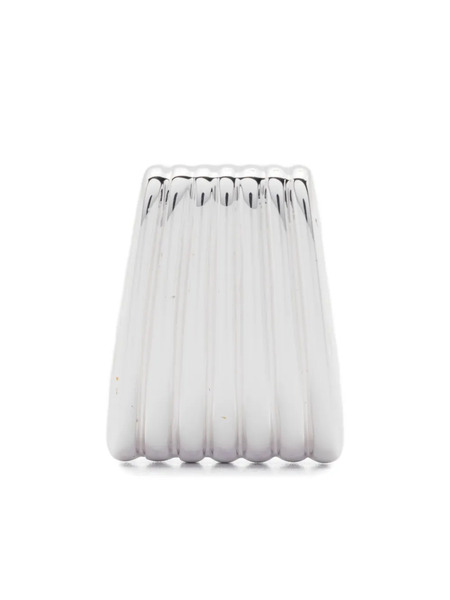  Heaven Mayhem Ribbed Earrings - Silver 