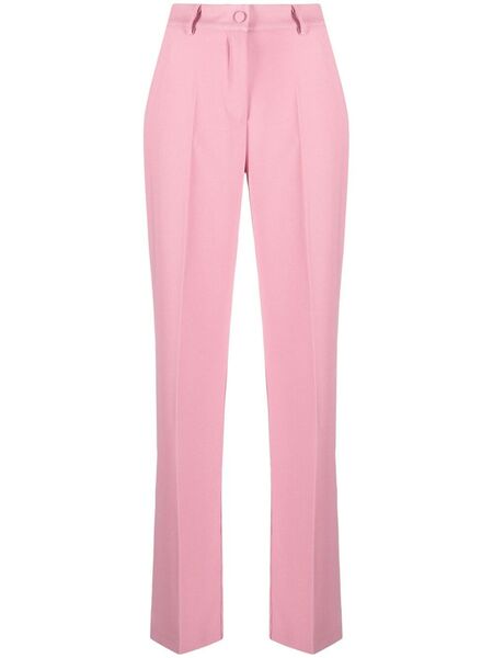  Hebe Studio High Waist Tailored Trousers - Pink 