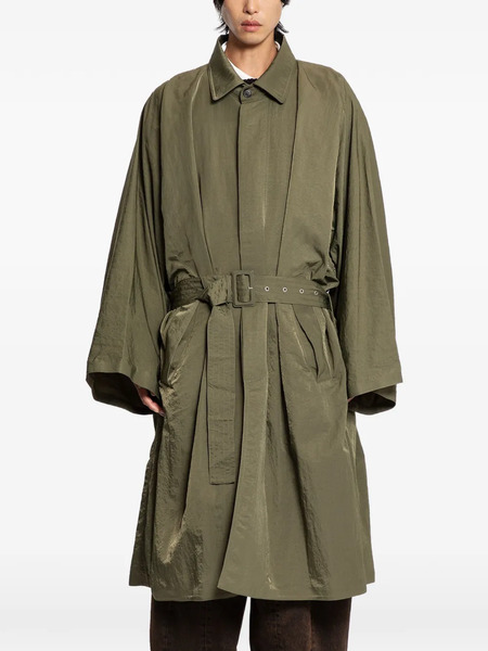  Hed Mayner Belted Trenchcoat - Green 